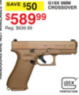 Dunham's Sports G19X 9MM CROSSOVER offer