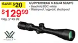 Dunham's Sports COPPERHEAD 4-12X44 SCOPE offer