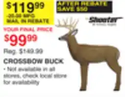 Dunham's Sports CROSSBOW BUCK offer