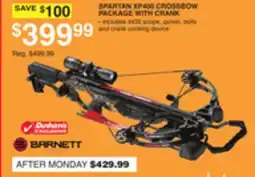 Dunham's Sports SPARTAN XP400 CROSSBOW PACKAGE WITH CRANK offer