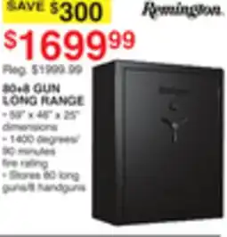 Dunham's Sports 80 + 8 GUN RANGE offer