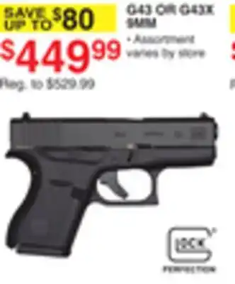 Dunham's Sports G43 OR G43X 9MM offer