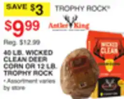 Dunham's Sports 40 LB. WICKED CLEAN DEER CORN OR 12 LB. TROPHY ROCK offer