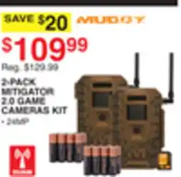 Dunham's Sports 2-PACK MITIGATOR 2.0 GAME CAMERAS KIT offer