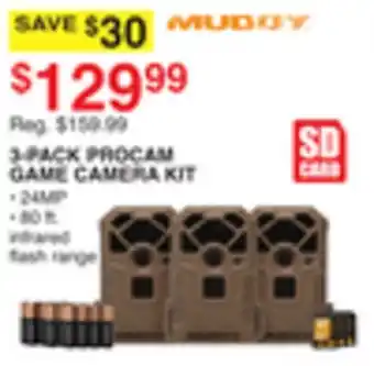 Dunham's Sports 3-PACK PROCAM GAME CAMERA KIT offer