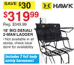 Dunham's Sports 18' BIG DENALI 2-MAN LADDER offer