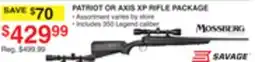 Dunham's Sports PATRIOT OR AXIS XP RIFLE PACKAGE offer