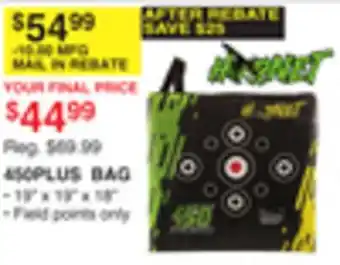 Dunham's Sports 450PLUS BAG offer