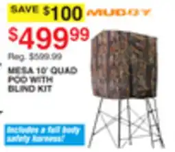 Dunham's Sports MESA 10' QUAD POD WITH BLIND KIT offer