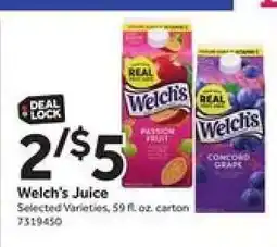 Stop&Shop Welch's Juice offer
