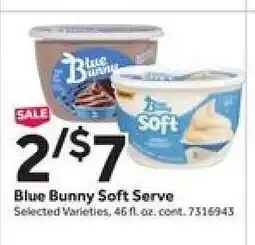 Stop&Shop Blue Bunny Soft Serve offer