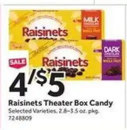 Stop&Shop Raisinets Theater Box Candy offer