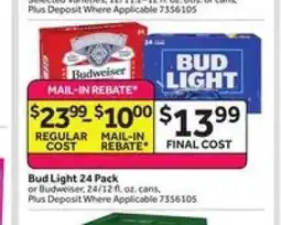 Stop&Shop Bud Light 24 Pack offer