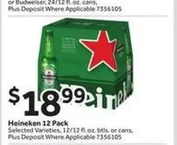 Stop&Shop Heineken 12 Pack offer