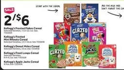 Stop&Shop Kellogg's Cereal offer