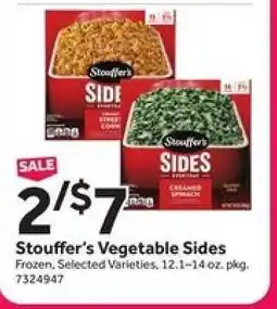 Stop&Shop Stouffer's Vegetable Sides offer