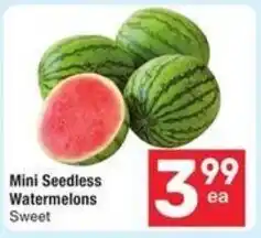 Albertsons Mini seedless watermelons offer