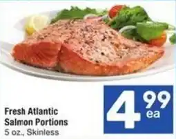 Albertsons Fresh atlantic salmon portions offer