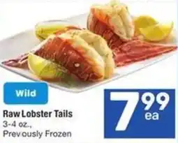 Albertsons Raw lobster tails offer