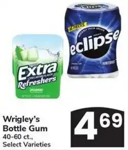 Albertsons Wrigley's Bottle Gum offer