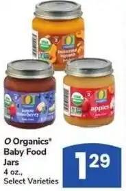 Albertsons O Organics Baby Food Jars offer