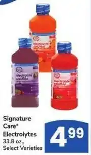 Albertsons Signature Care Electrolytes offer