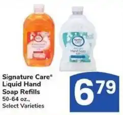 Albertsons Signature Care* Liquid Hand Soap Refills offer