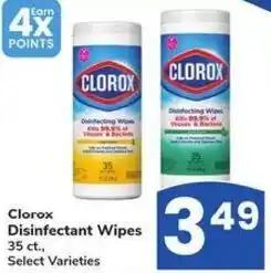 Albertsons Clorox Disinfectant Wipes offer