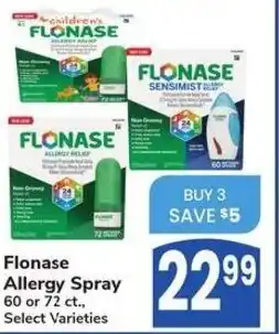 Albertsons Flonase Allergy Spray offer