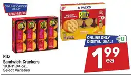 Albertsons Ritz Sandwich Crackers offer