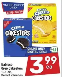 Albertsons Nabisco Oreo Cakesters offer