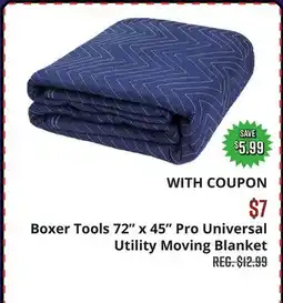 Big 5 Boxer Tools 72 x 45 Pro Universal Utility Moving Blanket offer
