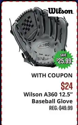 Big 5 Wilson A360 12.5 Baseball Glove offer
