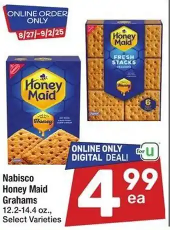 Albertsons Nabisco Honey Maid Grahams offer