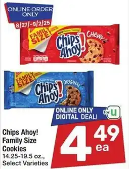 Albertsons Chips Ahoy! Family Size Cookies offer