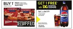 Dollar General DiGiorno Stuffed or Rising Crust Pizza offer