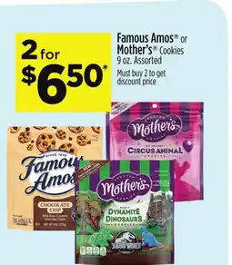Dollar General Famous Amos or Mother's Cookies offer