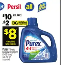 Dollar General Purex Liquid Laundry Detergent offer