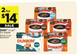 Dollar General Dunkin' K-Cups offer