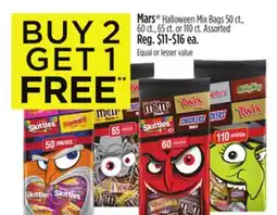 Dollar General Mars Halloween Mix Bags offer
