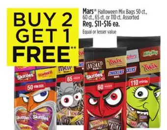 Dollar General Mars Halloween Mix Bags offer