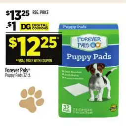 Dollar General Forever Pals Puppy Pads offer
