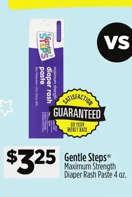 Dollar General Gentle Steps Maximum Strength Diaper Rash Paste offer