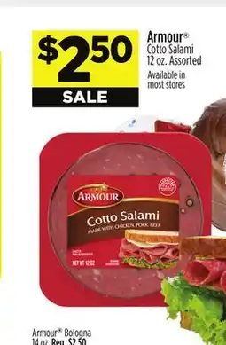 Dollar General Armour Cotto Salami offer