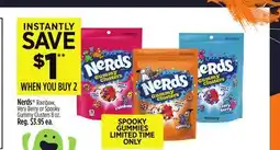 Dollar General Nerds Rainbow, Very Berry or Spooky Gummy Clusters offer