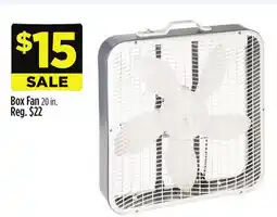 Dollar General Box Fan offer