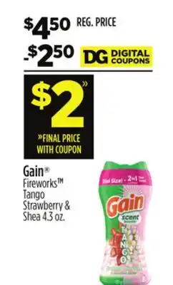 Dollar General Gain Fireworks Tango Strawberry & Shea offer