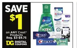 Dollar General Crest Products offer