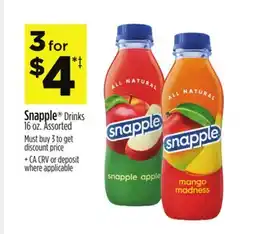 Dollar General Snapple Drinks offer