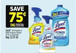 Dollar General Lysol All-Purpose or Multi-Purpose Cleaner offer